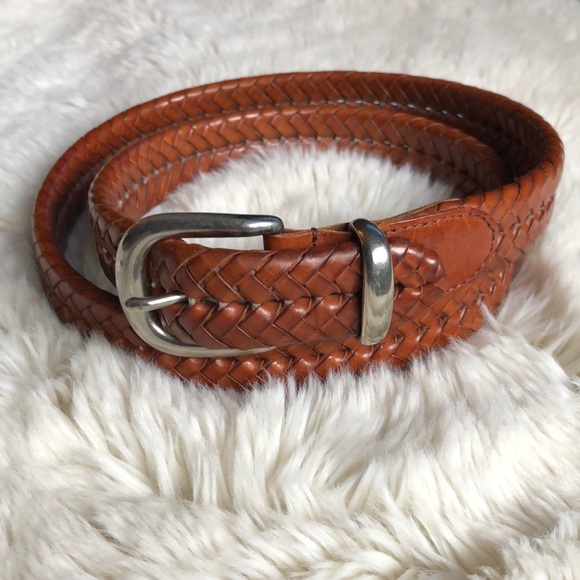 Coach Other - Men’s Coach braided brown leather belt